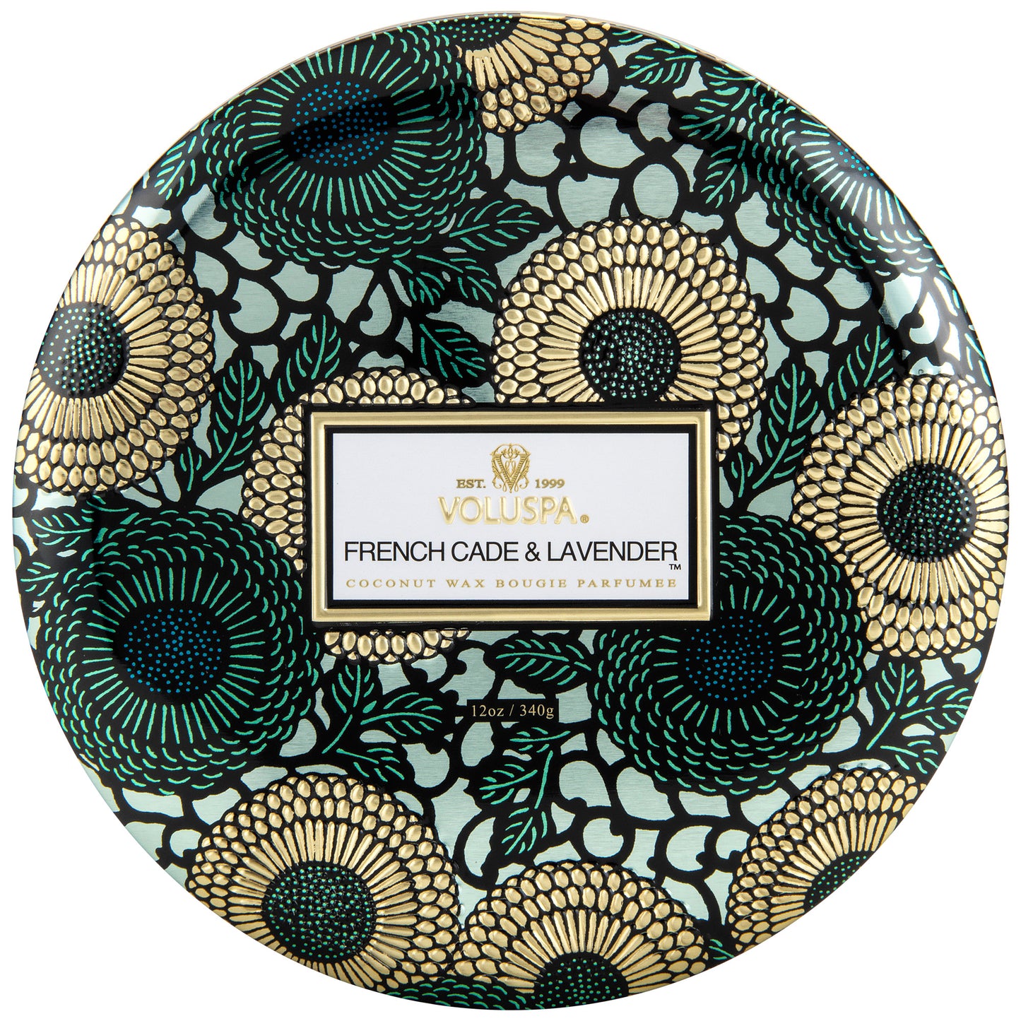 FRENCH CADE LAVENDER - 3 METAL WICKS