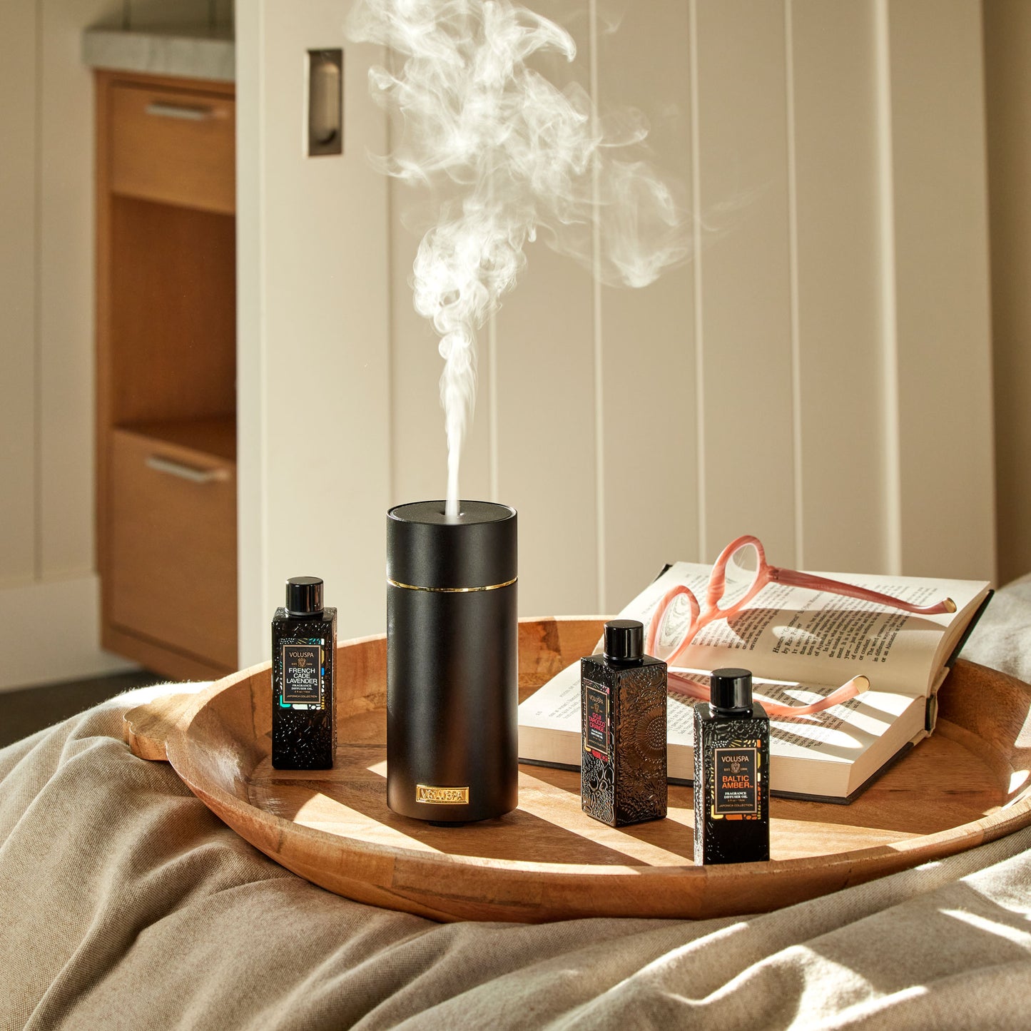 DIFFUSEUR D'HUILE DE PARFUM ULTRASONIQUE - NOIR