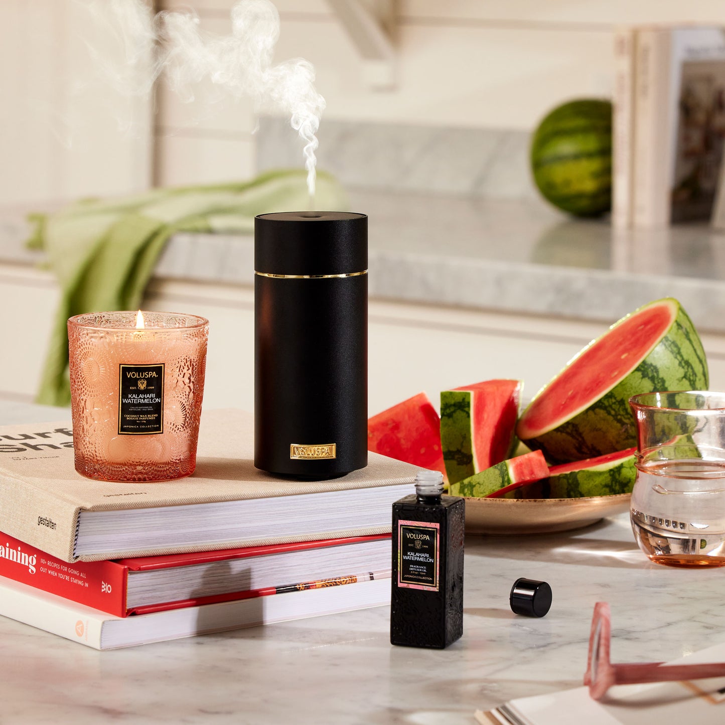 DIFFUSEUR D'HUILE DE PARFUM ULTRASONIQUE - NOIR