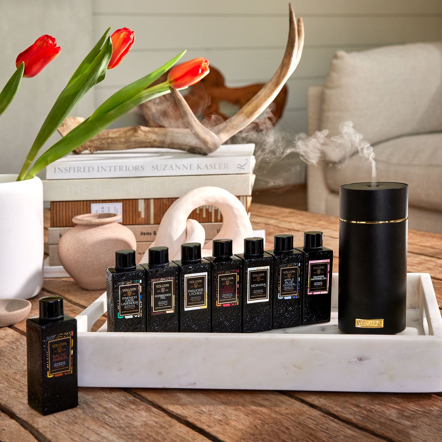 DIFFUSEUR D'HUILE DE PARFUM ULTRASONIQUE - NOIR