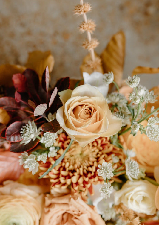 BOUQUET AUX COULEURS AUTOMNALES